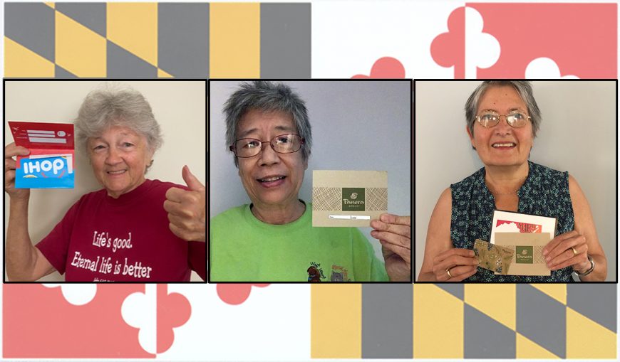 From left to right: Ann Cole, Linda Tom and Andriana Canning